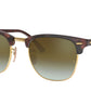 Clubmaster Flash Lenses RB3016 shiny red havana