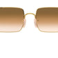 Rectangle RB1969 gold light brown