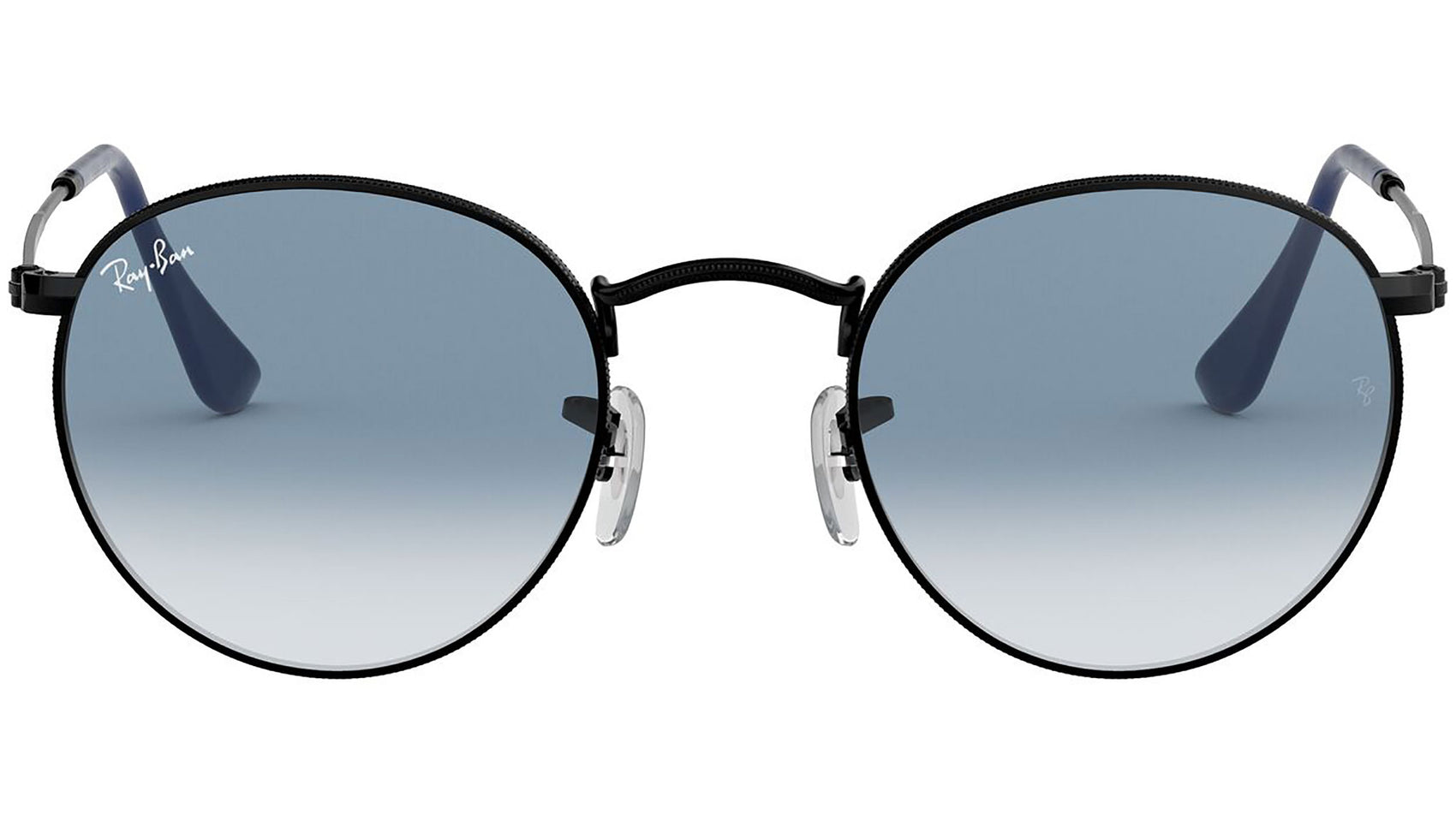 Round Metal RB3447 black blue gradient
