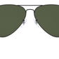 Aviator Large Metal II RB3026 L2821 Black Green