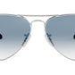 Aviator Gradient RB3025 003/3F Silver Blue