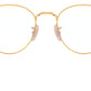 Round Metal Optics II RB3582V gold on top black