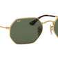 Octagonal Classic RB3556N polished gold