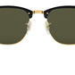 Clubmaster Classic RB3016 polished black