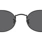 Oval Metal RB3547 002/B1 Black Grey