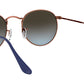 Round Metal RB3447 polished bronze copper