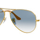 Aviator Gradient RB3025 001/3F Gold Blue