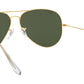 Aviator Large Metal II RB3026 L2846 Gold Green