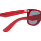 Wayfarer RB2140 661456 transparent red