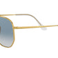 The Marshal RB3648 gold clear gradient blue