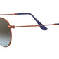 Round Metal RB3447 polished bronze copper
