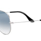 Aviator Gradient RB3025 003/3F Silver Blue