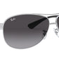 RB3386 silver metal grey