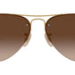 Aviator RB3449 001/13 Gold Brown