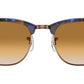 Clubmaster RB3016 125651 spotted brown/blue