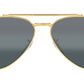 New Aviator RB3625 9196G6 Gold Blue