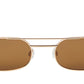 Lynn Metal Gold Brown Camel