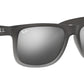 Justin Classic RB4165 matte grey to transparent