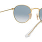 Round Flat Lenses RB3447N gold azure