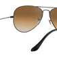 Aviator Gradient RB3025 004/51 Gunmetal Brown