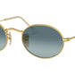 Oval Metal RB3547 001/3M Gold Blue