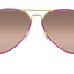 Aviator Full Color Legend RB3025JM 91963E Violet Silver Pink
