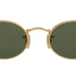 Oval Flat Lenses RB3547N 001 Gold Green