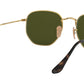 Hexagonal Flat Lenses RB3548N gold grey