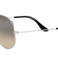 Aviator Gradient RB3025 003/32 Silver Grey