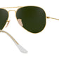 Aviator Flash Lenses RB3025 112/17 Matte Gold Blue