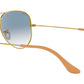 Aviator Gradient RB3025 001/3F Gold Blue
