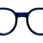 1384 Optical 01 Black on Blue