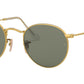 Round Metal RB3447 gold green classic