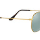 Hexagonal Flat Lenses RB3548N gold grey