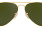 Aviator Flash Lenses RB3025 112/4T Gold Cyclamen Flash