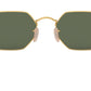 Octagonal Classic RB3556N polished gold