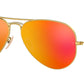 Aviator Flash Lenses RB3025 112/4D Gold Orange