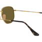 Hexagonal Flat Lenses RB3548N gold light blue