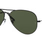 Aviator Large Metal II RB3026 L2821 Black Green