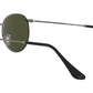 Round Metal RB3447 matte gunmetal