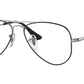 Aviator Kids RY1089 4074 Black on Silver