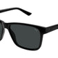 PU0467S 001 Shiny Black Grey