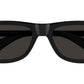 BV1327S 001 Solid Black Grey