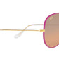 Aviator Full Color Legend RB3025JM 91963E Violet Silver Pink