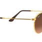 Round Metal RB3447 gold bronze gradient