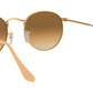 Round Metal RB3447 gold brown gradient