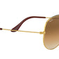 Aviator Gradient RB3025 001/51 Gold Brown