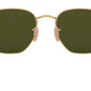 Hexagonal Flat Lenses RB3548N gold grey
