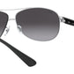 RB3386 silver metal grey