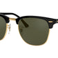 Clubmaster RB3016F W0365 black on arista